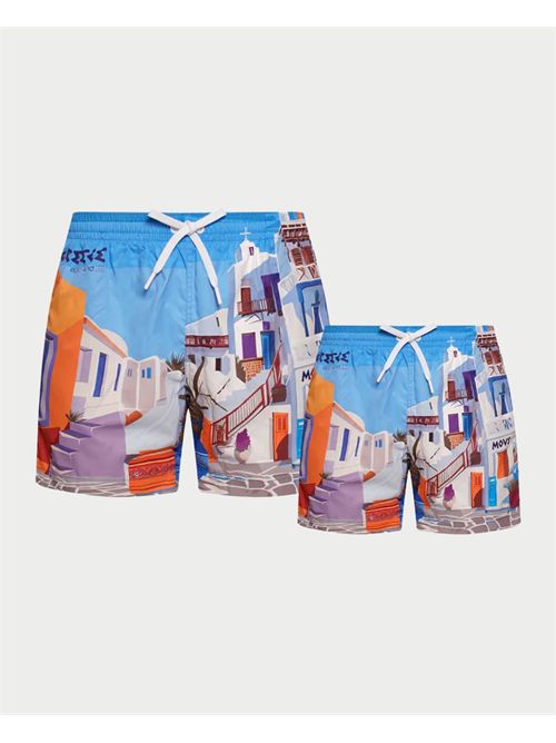 Boxer de bain enfant Move avec imprimé Grèce MOVE | SVN BOYGRECIA
